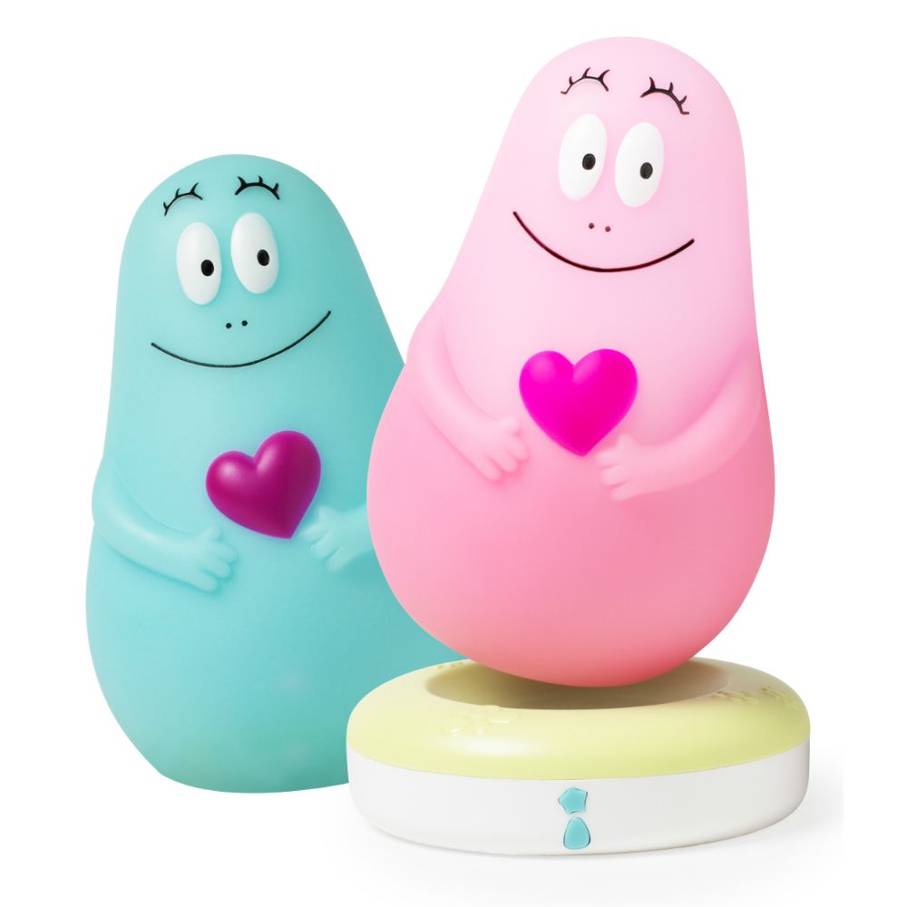 Lampka nocna przytulanka Lumilove Barbapapa niebieska