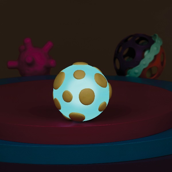 Btoys, Zestaw wyjątkowych piłek sensorycznych z piłką świecącą