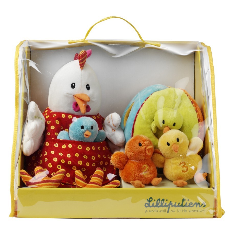 Lilliputiens, kurka i jej kurczątka