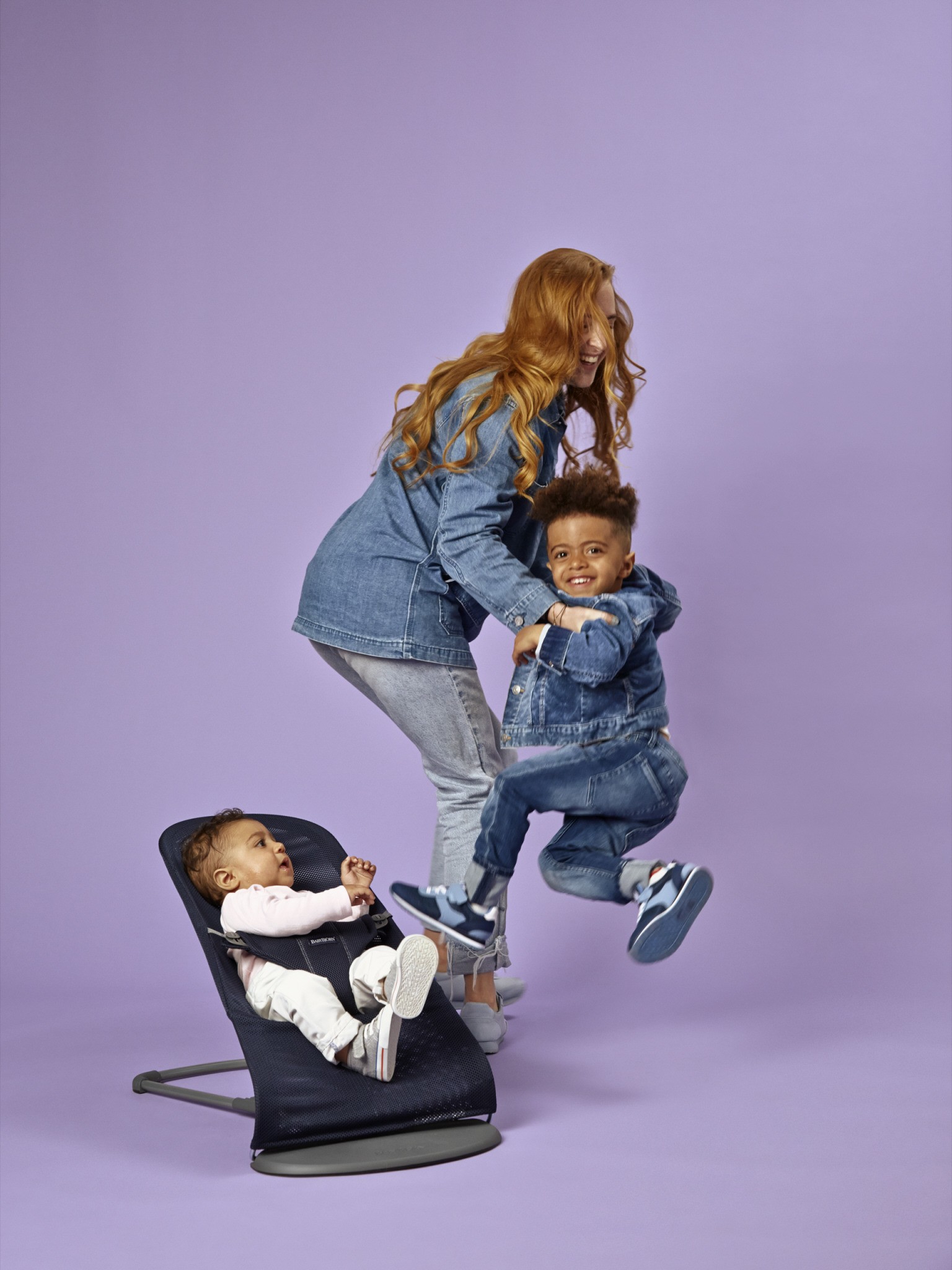 BabyBjorn, leżaczek BLISS MESH, Granatowy BabyBjorn, leżaczek BLISS MESH, Granatowy