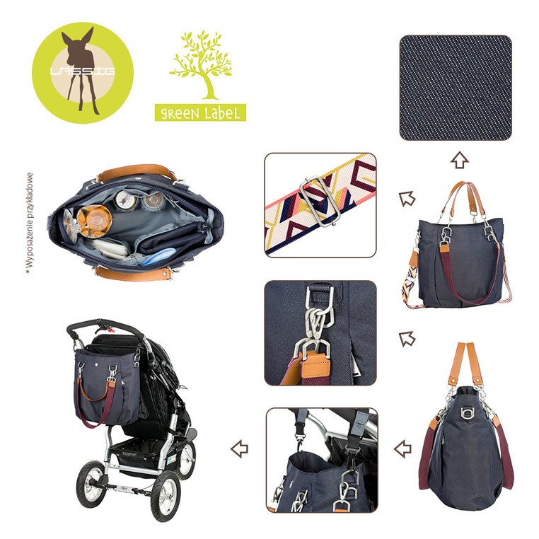 Lassig, Green Label Torba z Akcesoriami Mix 'n Match Denim blue Lassig, Green Label Torba z Akcesoriami Mix 'n Match Denim blue