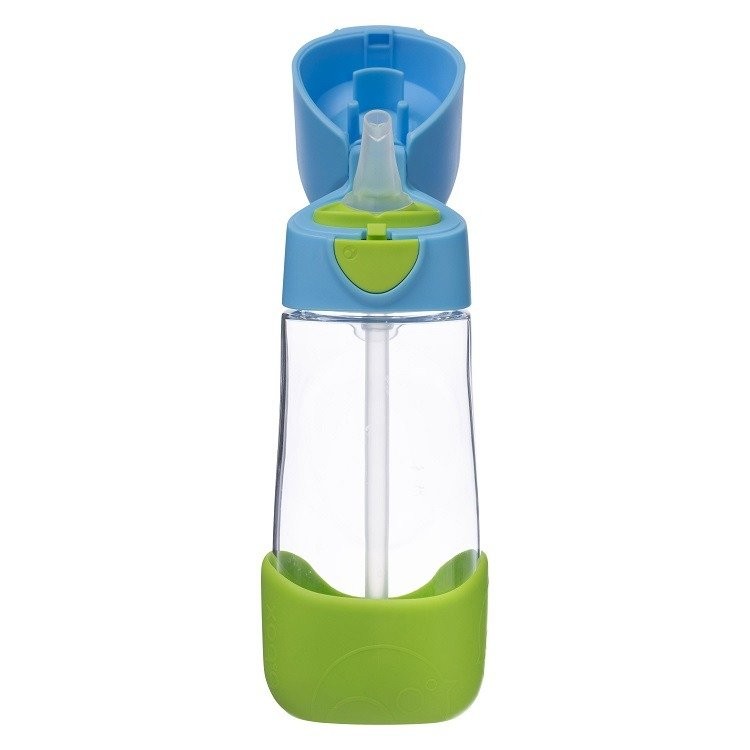 B.Box, Butelka tritanowa ze słomką 450 ml Ocean Breeze B.Box, Butelka tritanowa ze słomką 450 ml Ocean Breeze