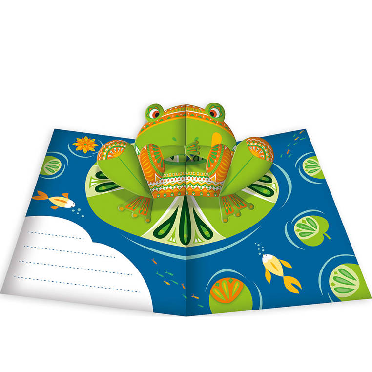 Janod, Zestaw kreatywny Przestrzenne kartki pop-up 3D Zwierzęta 6+ Janod, Zestaw kreatywny Przestrzenne kartki pop-up 3D Zwierzęta 6+