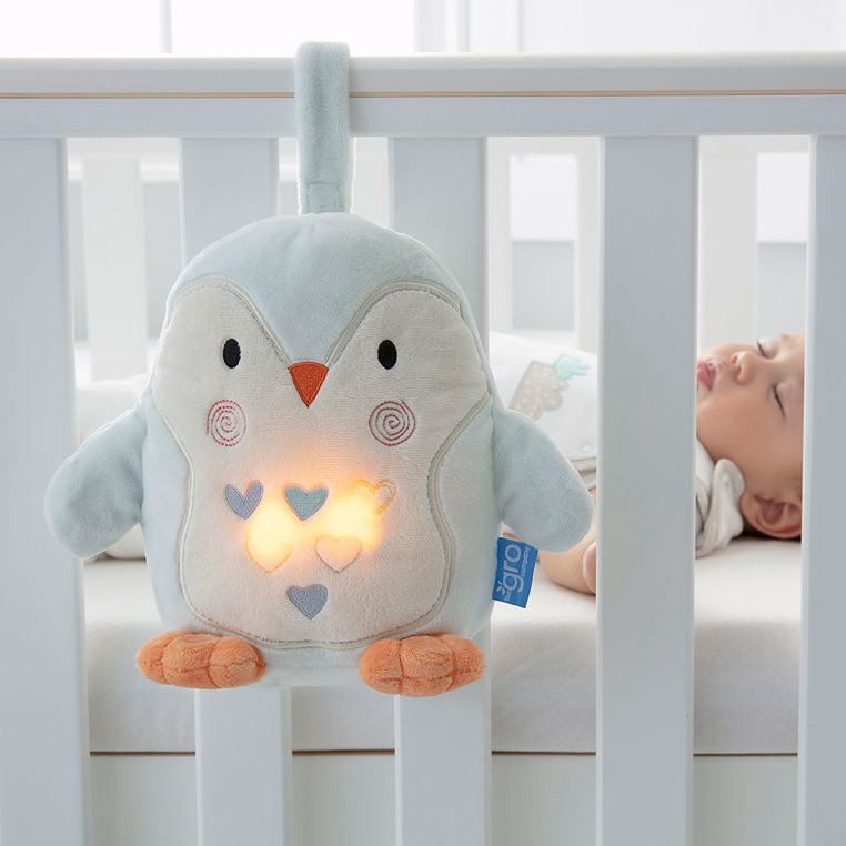 Gro Company, Pingwin Percy Szumiąca Przytulanka z czujnikiem płaczu i lampką nocną