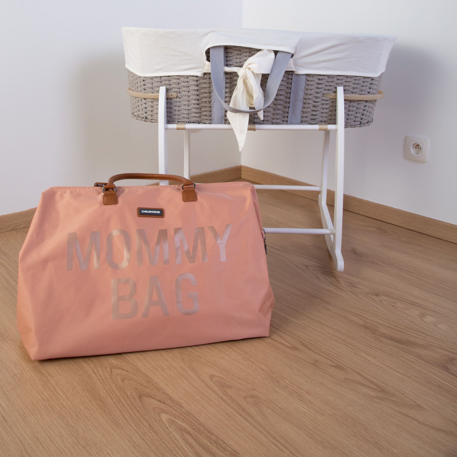 CHILDHOME, Torba podróżna Mommy Bag różowa CHILDHOME, Torba podróżna Mommy Bag różowa