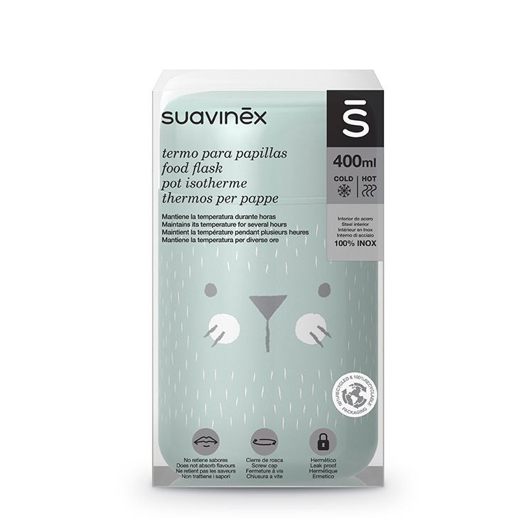 Suavinex, Termos HYGGE 350ml - miętowy Suavinex, Termos HYGGE 350ml - miętowy
