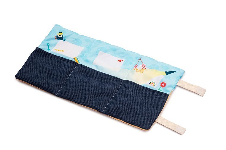 Lilliputiens, Mini - przytulanki rodzina nosorożców z rozkładaną matą Nosorożec Marius 2 lata+