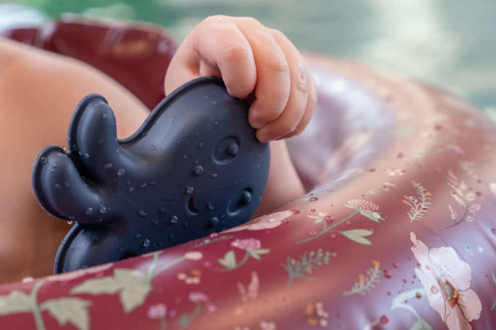 Filibaba,  Silikonowy zestaw zabawek do piasku 5 szt Cold colors