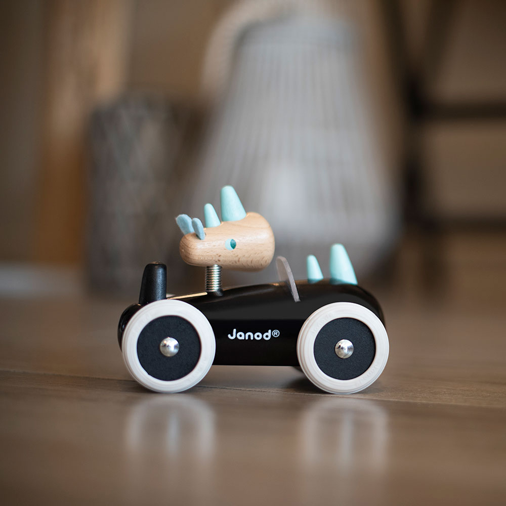 Janod, Drewniany samochód w stylu retro Spirit Rony Janod, Drewniany samochód w stylu retro Spirit Rony