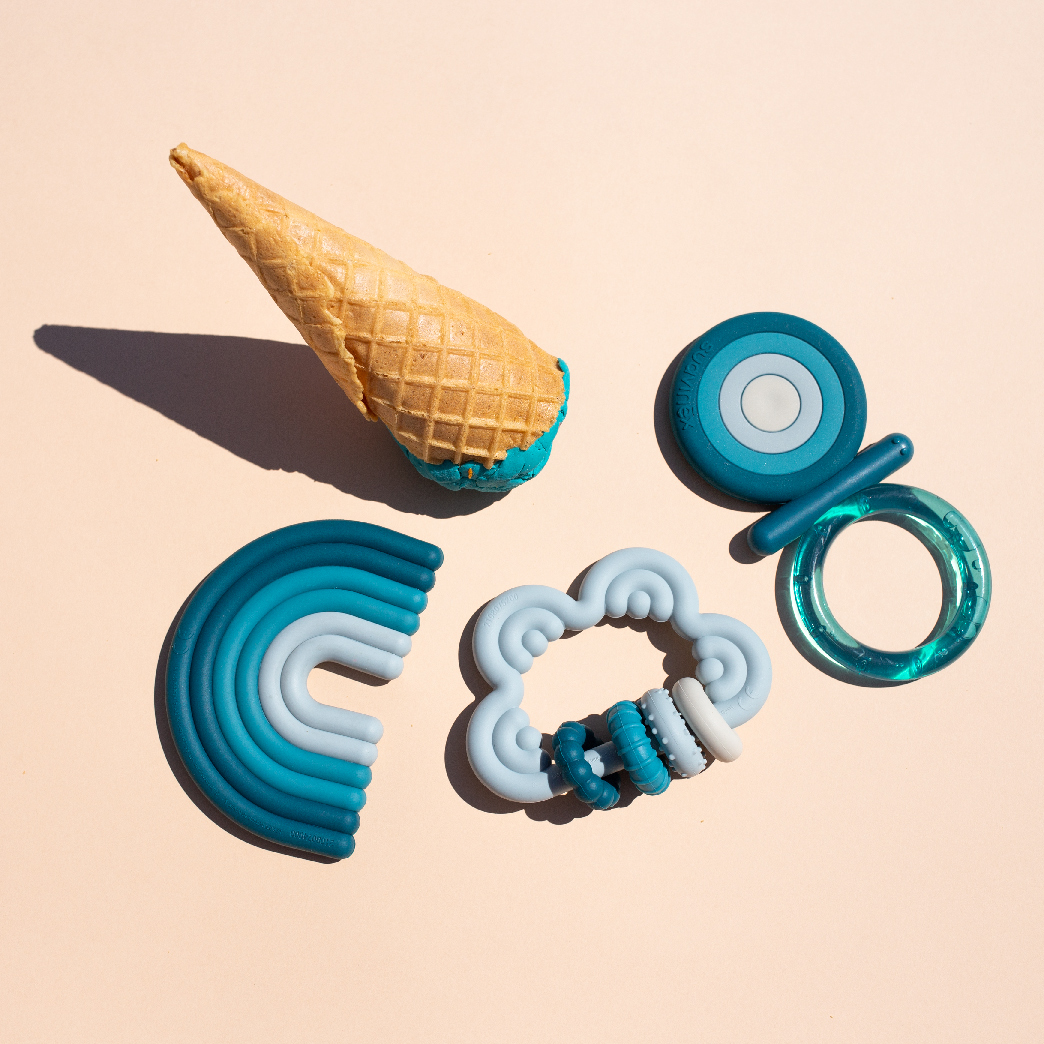 Suavinex, Gryzak silikonowy Tęcza