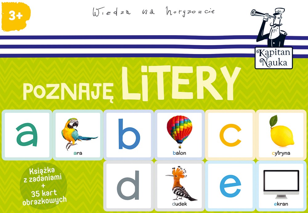 POZNAJĘ LITERY KAPITAN NAUKA