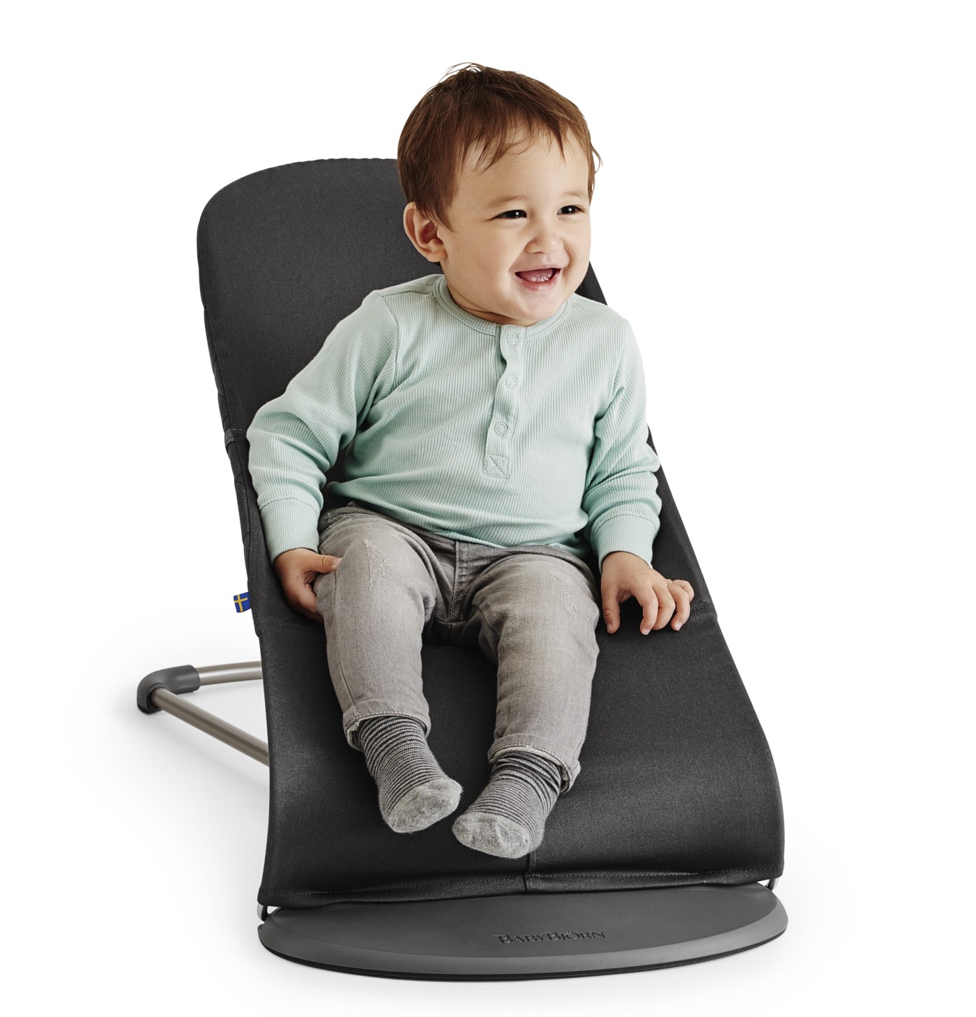 BABYBJORN, leżaczek BLISS MESH z oddychającym poszyciem Brązowy