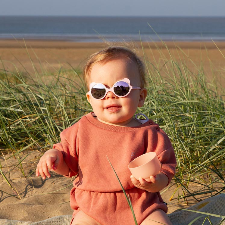 Ki ET LA, Okulary przeciwsłoneczne Ours'on 0-1 Light pink