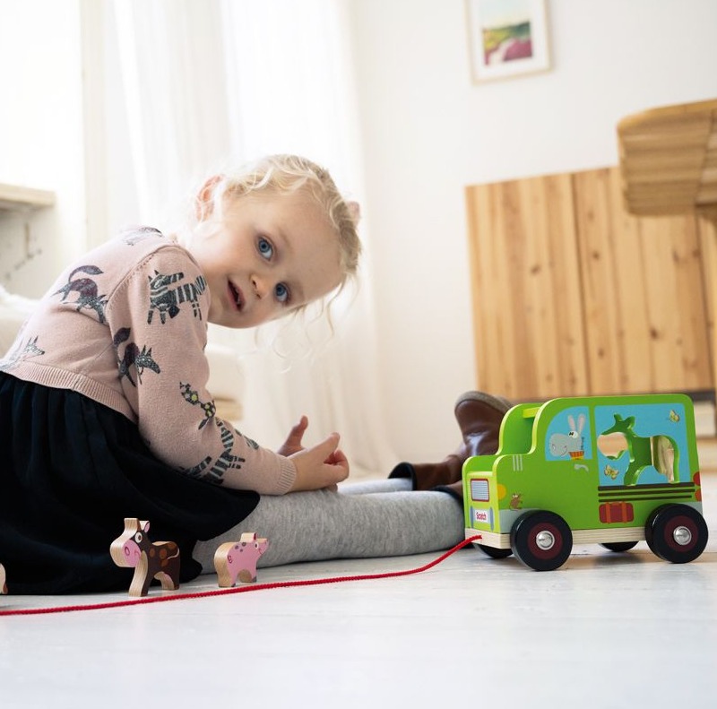 Scratch, Samochód sorter do ciągnięcia Farma