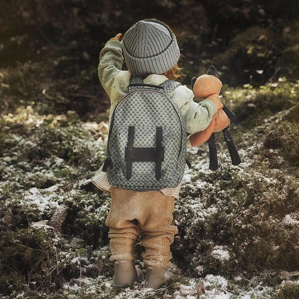 Elodie Details - Czapka Wełniana Deco Turquoise 6-12miesięcy