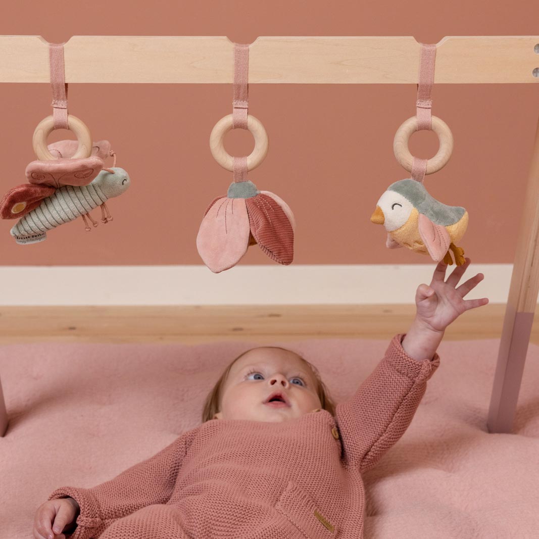 Little Dutch, Pałąk interaktywny BabyGym Flowers & Butterflies Little Dutch, Pałąk interaktywny BabyGym Flowers & Butterflies