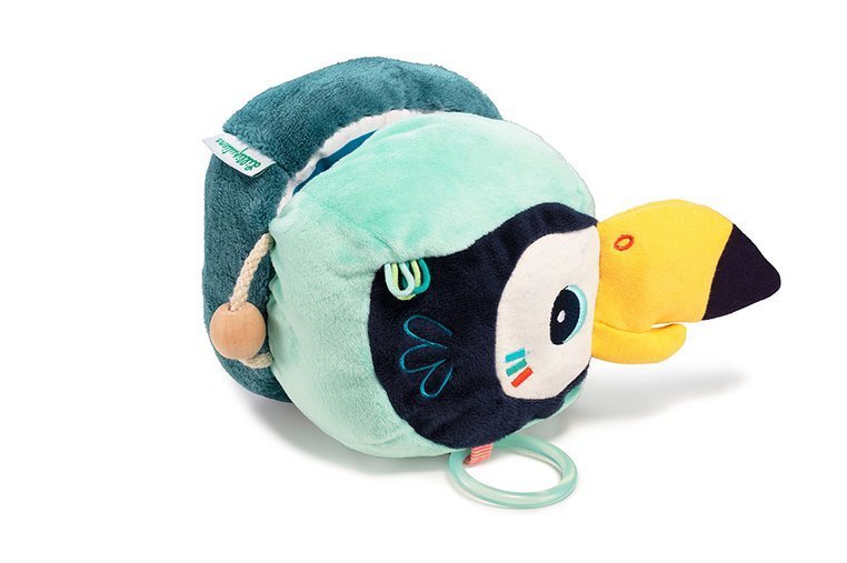 Lilliputiens, Przytulanka aktywizująca wielofunkcyjna Tukan Pablo 9 m+