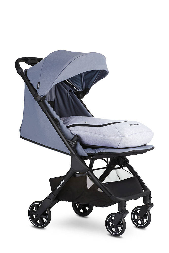 Easywalker, Jackey Kompaktowy, samoskładający się wózek spacerowy z torbą transportową Steel Grey Easywalker, Jackey Kompaktowy, samoskładający się wózek spacerowy z torbą transportową Steel Grey