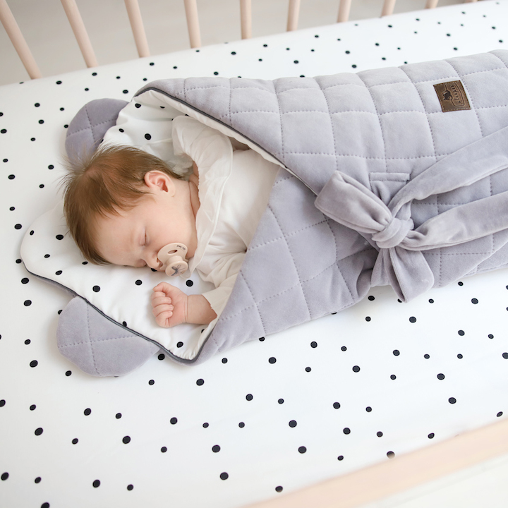 Sleepee, Rożek niemowlęcy Royal Baby Grey/Grey Sleepee, Rożek niemowlęcy Royal Baby Grey/Grey