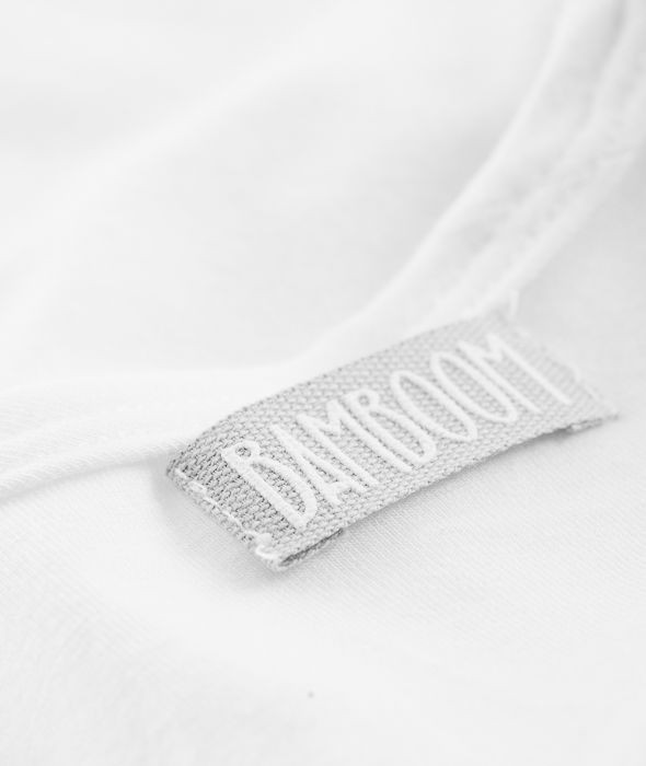 Body niemowlęce z długim rękawem 6-12m białe