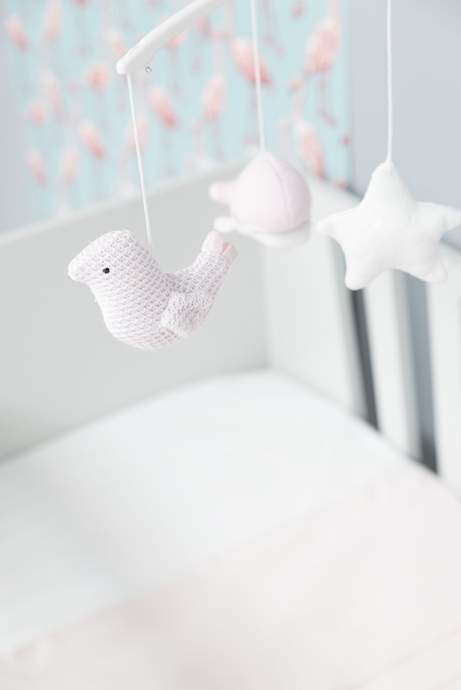 Baby's Only, Karuzela do łóżeczka grająca, różowa