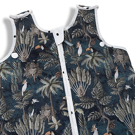 Sleepee, Śpiworek Grow Up Jungle - Dark Blue