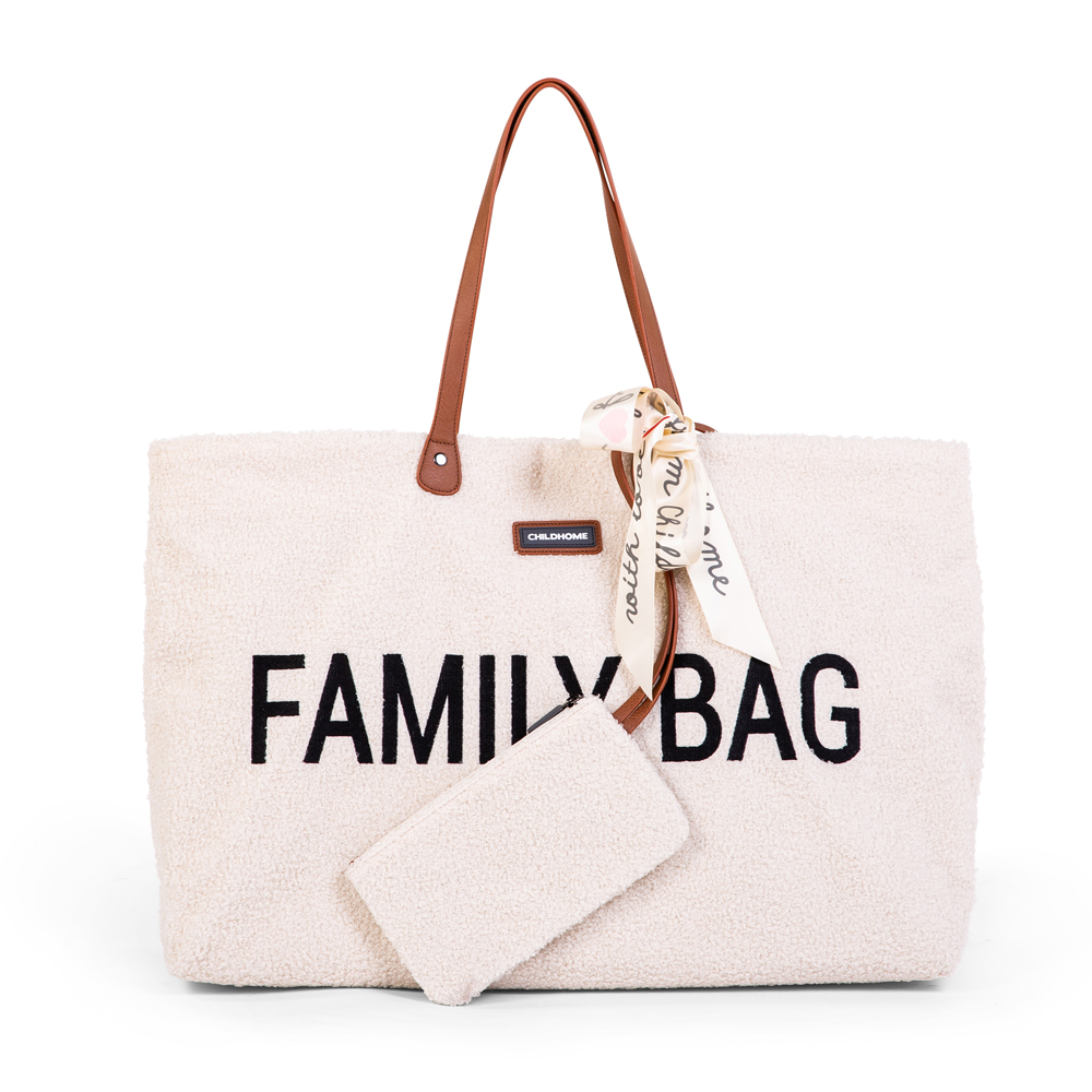 Childhome, Torba Family Bag Teddy Bear White (Limited Edition) Childhome, Torba Family Bag Teddy Bear White (Limited Edition)