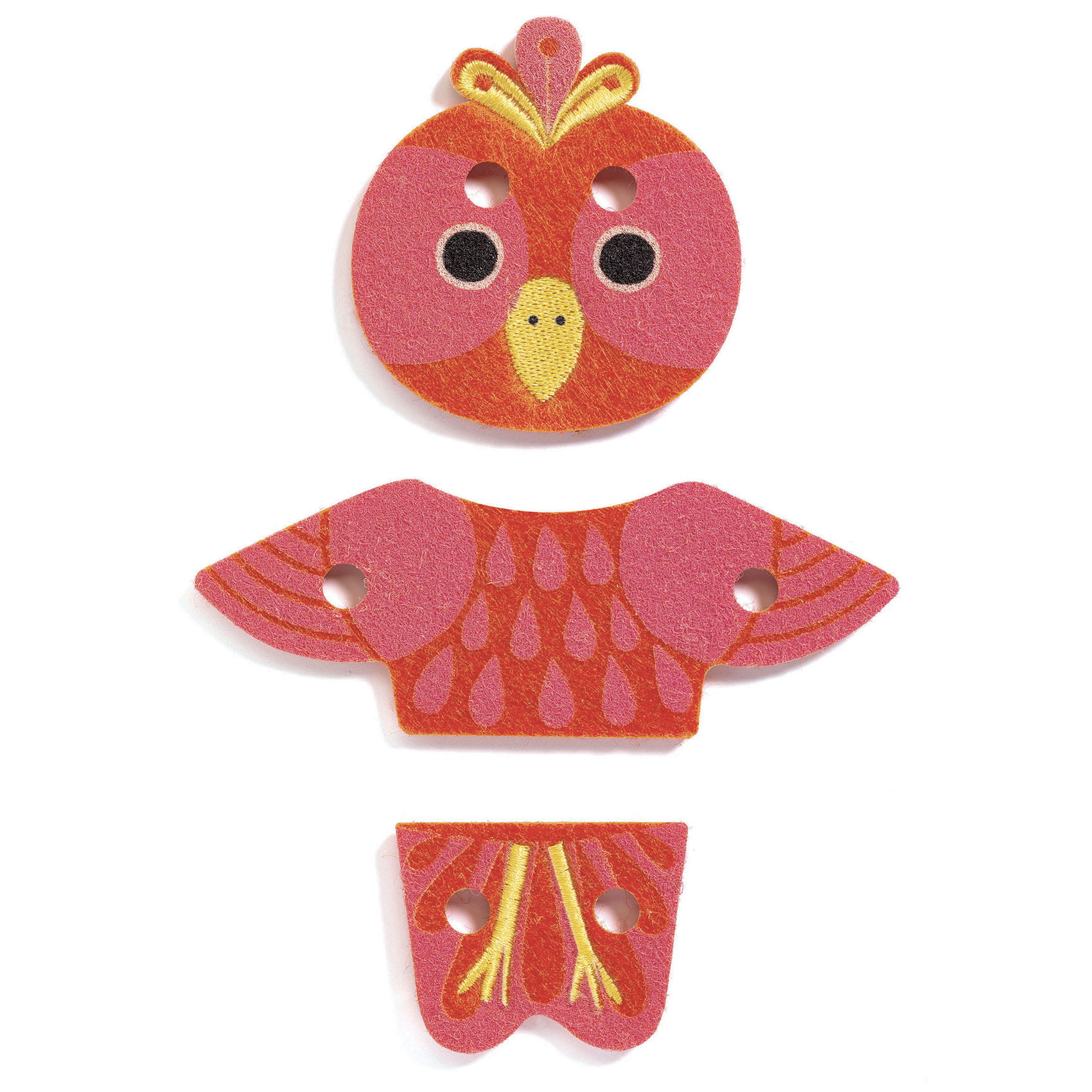 Djeco, Nawlekanka-sznurowanka FELTIMIX Djeco, Nawlekanka-sznurowanka FELTIMIX