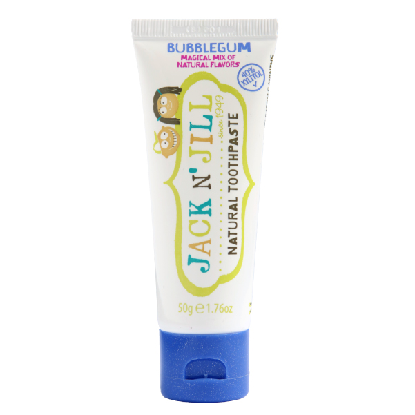 Jack N'Jill, Naturalna Pasta do zębów Bubblegum, Xylitol, 50g Jack N'Jill, Naturalna Pasta do zębów Bubblegum, Xylitol, 50g