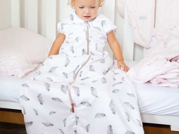 Bamboom - Letni Śpiworek Bambusowy, TOG 1.1, Feather, 6-36m