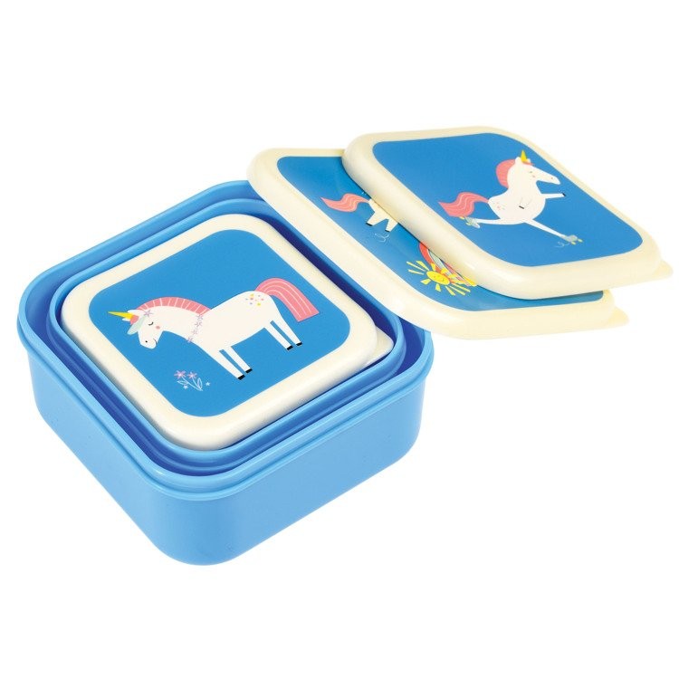 Rex, Komplet trzech pudełek na przekąski magiczny jednorożec