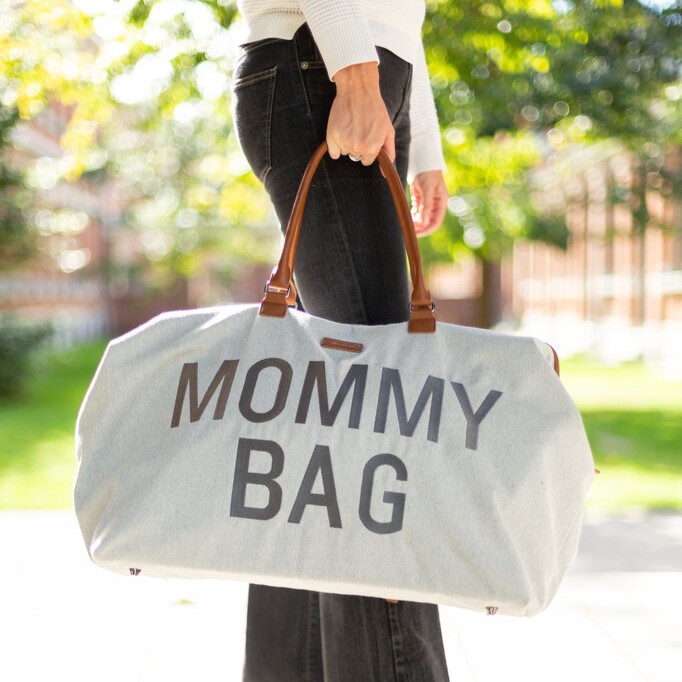 Childhome, Torba Mommy bag Kanwas Szara Childhome, Torba Mommy bag Kanwas Szara