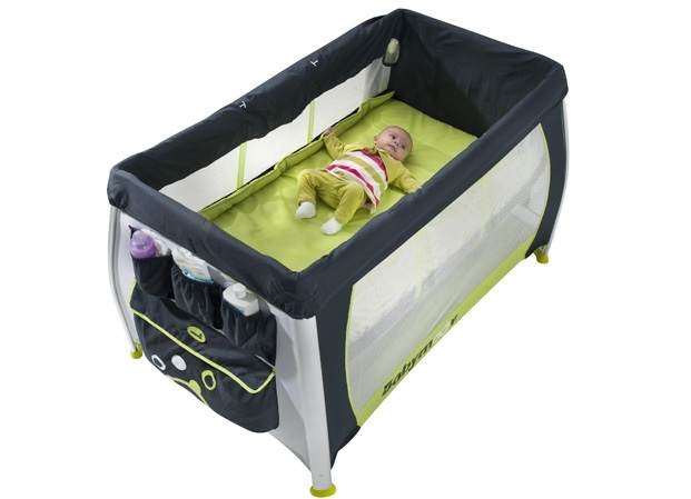 Łóżeczko turystyczne Silver Dream Babymoov - Green / Grey