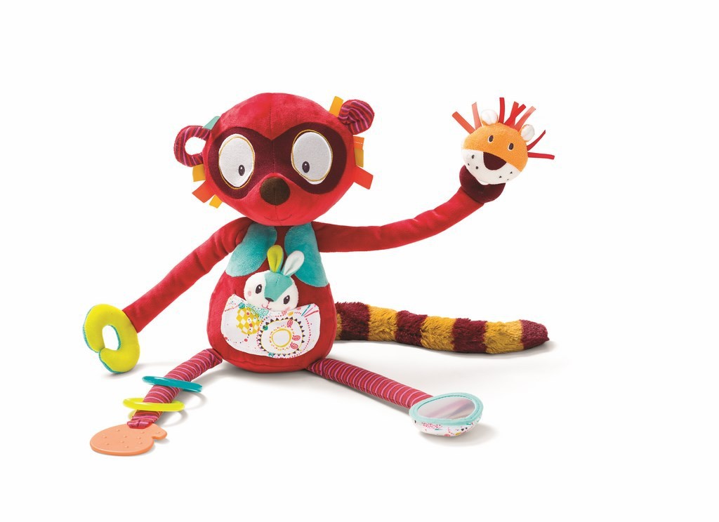 Lilliputiens, wielofunkcyjna przytulanka Lemur Georges Lilliputiens, wielofunkcyjna przytulanka Lemur Georges