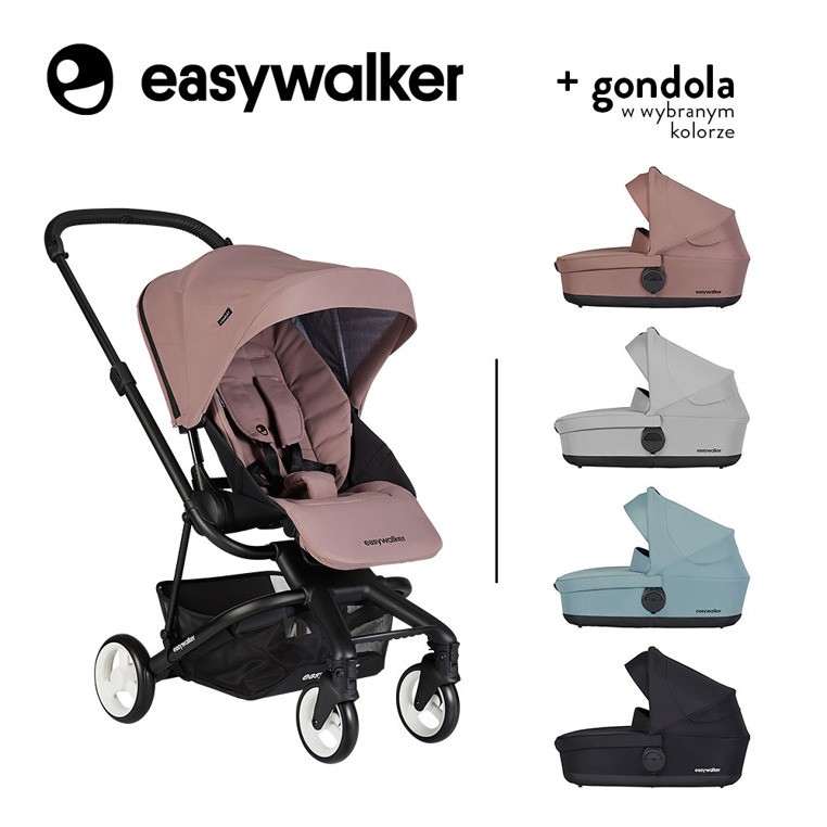 Easywalker, Charley Wózek głęboko-spacerowy Desert Pink (zawiera stelaż i siedzisko z budką) Easywalker, Charley Wózek głęboko-spacerowy Desert Pink (zawiera stelaż i siedzisko z budką)