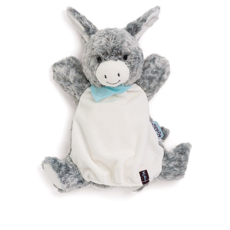 Kaloo, Osiołek Popielaty pierwsza przytulanka pacynka 30 cm kolekcja Les Amis