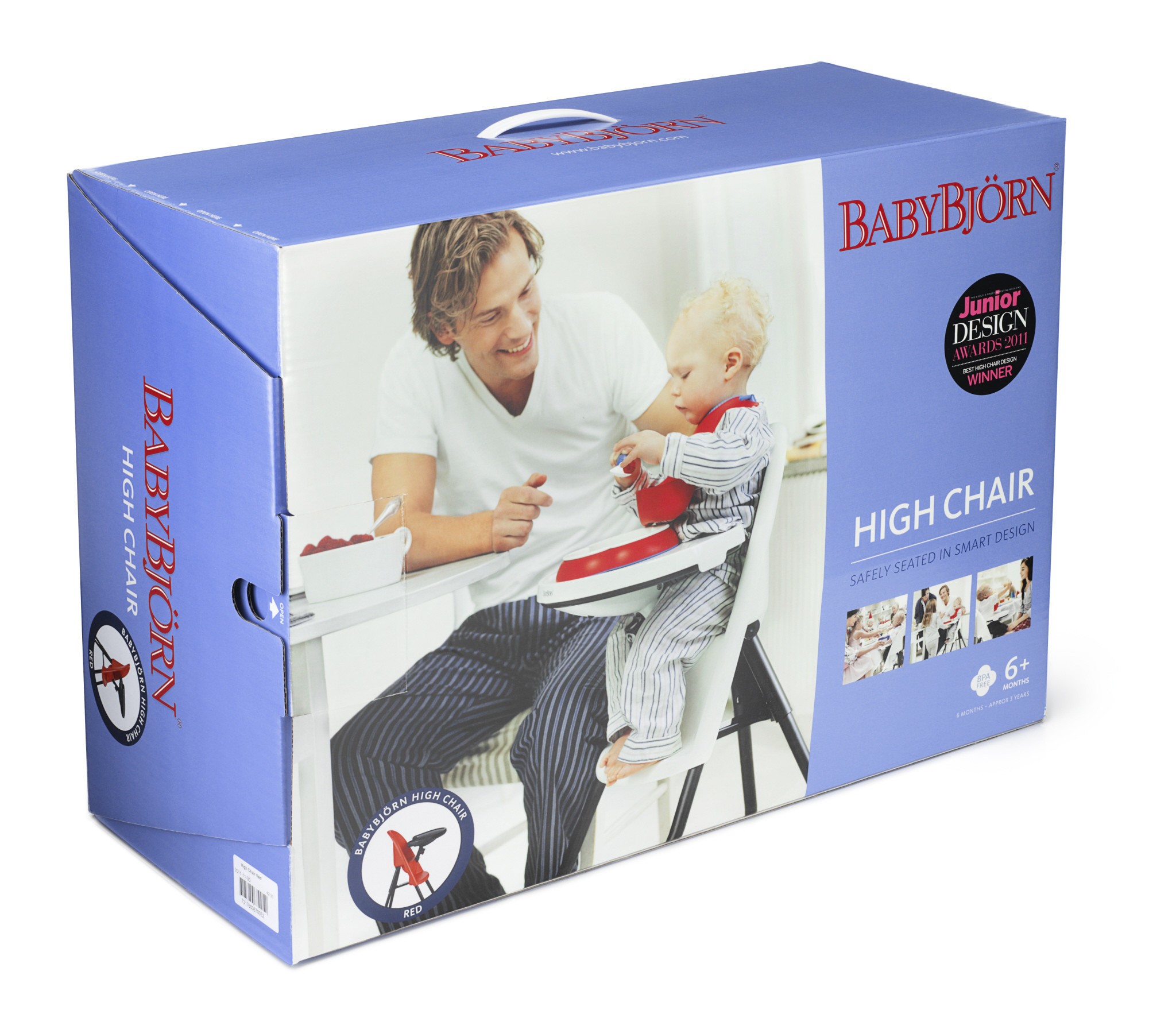 BABYBJORN High Chair - krzesełko do karmienia, białe BABYBJORN High Chair - krzesełko do karmienia, białe
