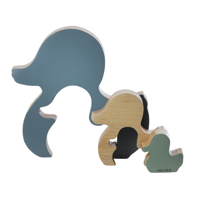 Hevea, Drewniana układanka, niebieska