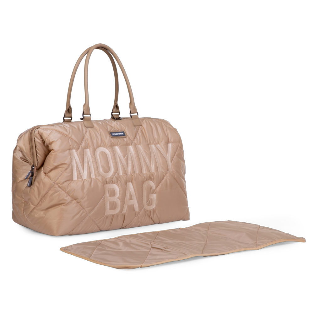 Childhome, Torba Mommy bag Pikowana Beżowa Childhome, Torba Mommy bag Pikowana Beżowa