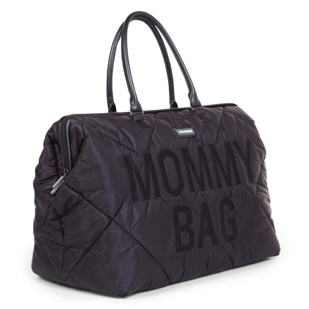 Childhome, Torba Mommy bag Pikowana Czarna Childhome, Torba Mommy bag Pikowana Czarna