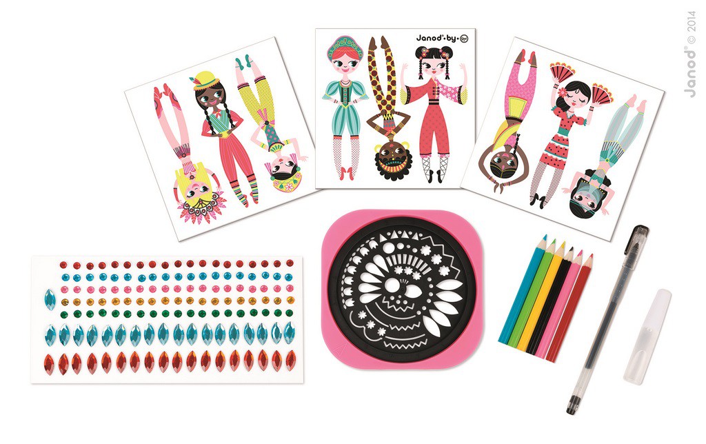 Janod, zestaw artystyczny Mandala Księżniczki świata,