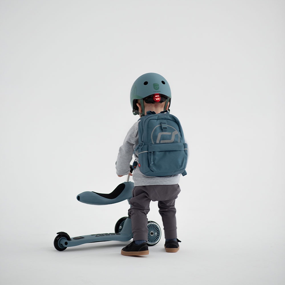 Scootandride, Kask dla dzieci 1-5 lat Steel