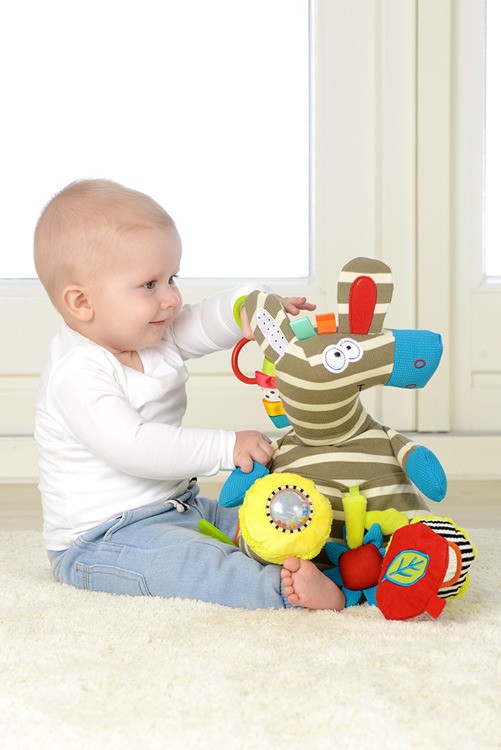 Dolce, Aktywizująca Zebra zabawka sensoryczna Dolce, Aktywizująca Zebra zabawka sensoryczna