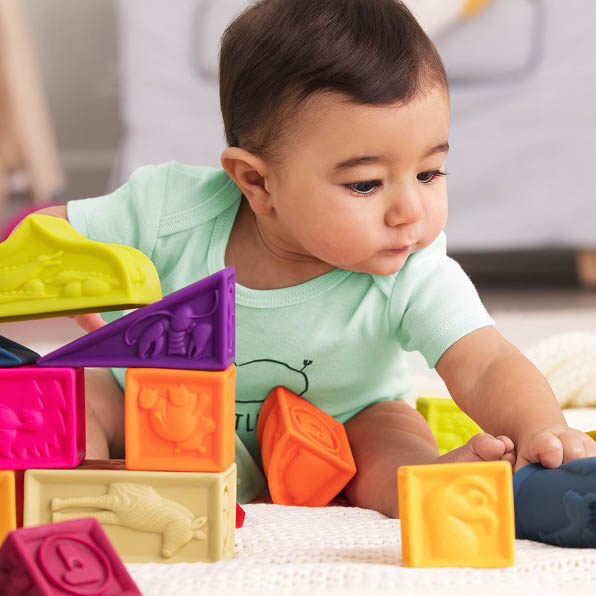 Btoys, Elemenosqueeze – klocki miękkie – zestaw duży Btoys, Elemenosqueeze – klocki miękkie – zestaw duży