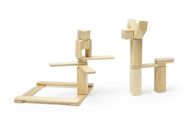 Tegu, Drewniane klocki magnetyczne CLASSICS zestaw 24szt Natural Tegu, Drewniane klocki magnetyczne CLASSICS zestaw 24szt Natural