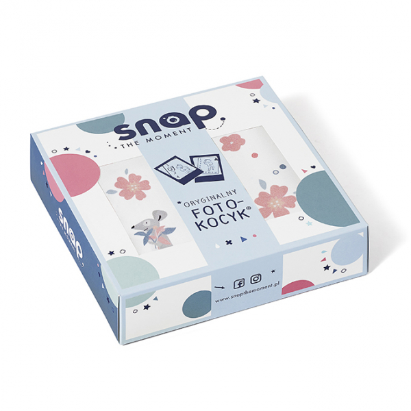 Snap the moment, Foto-kocyk rosy white