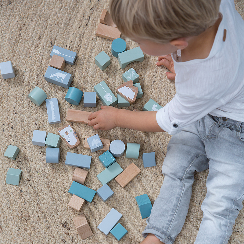 Little Dutch, Klocki Błękit Little Dutch, Klocki Błękit