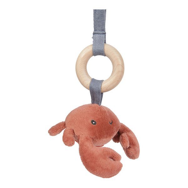 Little Dutch, drewniany pałąk z zabawkami BabyGym Ocean Błękit