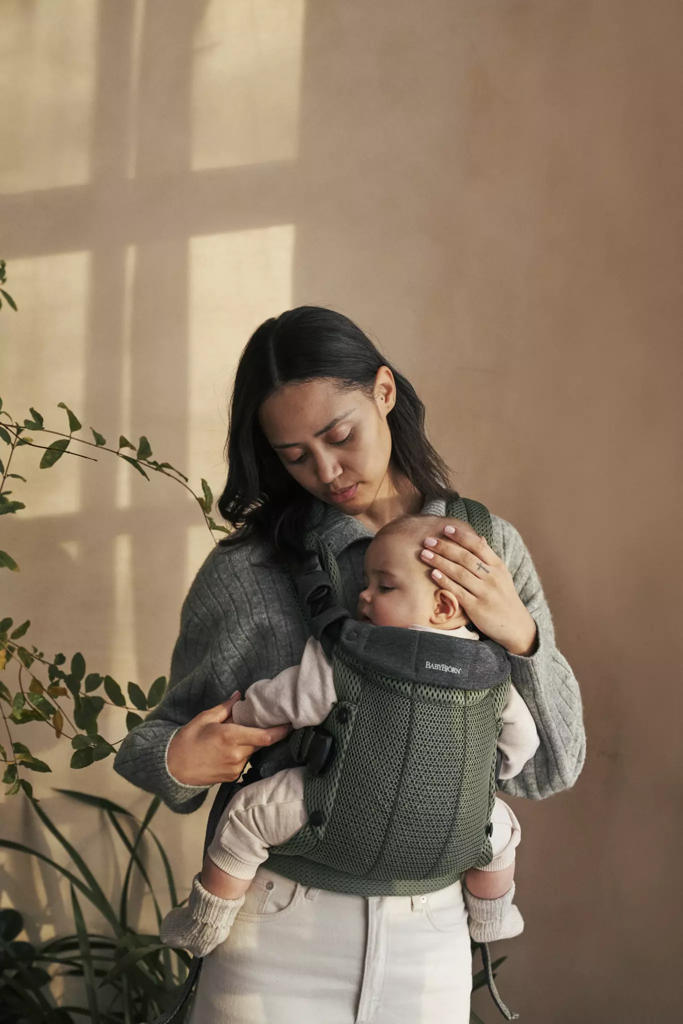 Babybjorn , Nosidełko Harmony 3D Mesh, Zielony Babybjorn , Nosidełko Harmony 3D Mesh, Zielony
