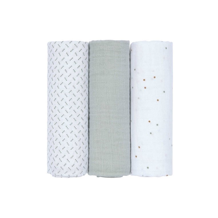 Lassig, Muślinowy otulacz-Kocyk 85x85cm Zestaw 3 szt. About Friends Szop Lassig, Muślinowy otulacz-Kocyk 85x85cm Zestaw 3 szt. About Friends Szop